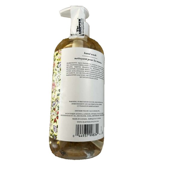New Crabtree & Evelyn Summer Hill Hand Wash 16.9 oz Pump - Picture 2 of 3
